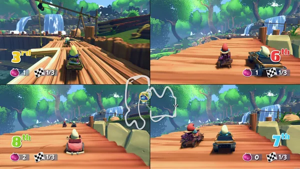 Screenshot 1 di Smurfs Kart