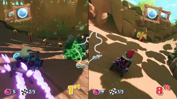 Screenshot 3 di Smurfs Kart