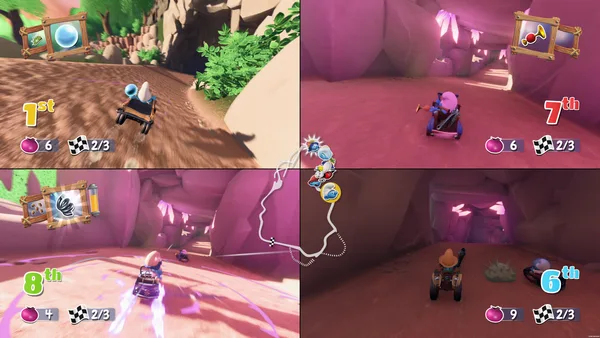 Screenshot 4 di Smurfs Kart