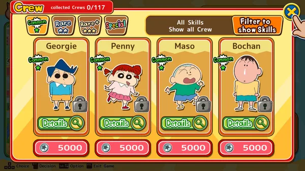 CRAYON SHINCHAN The Storm Called! FLAMING KASUKABE RUNNER!! screenshot 2