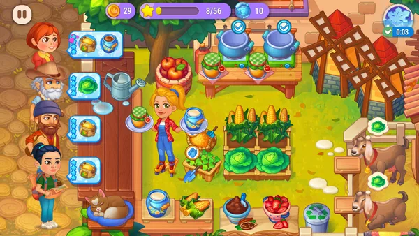 Farming Fever - Pizza and Burger Cooking game screenshot 7