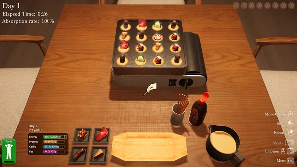 Screenshot 3 di Takoyaki Party Survival