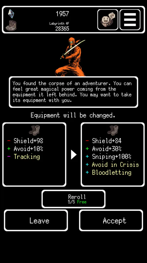 Buriedbornes - Dungeon RPG screenshot 4