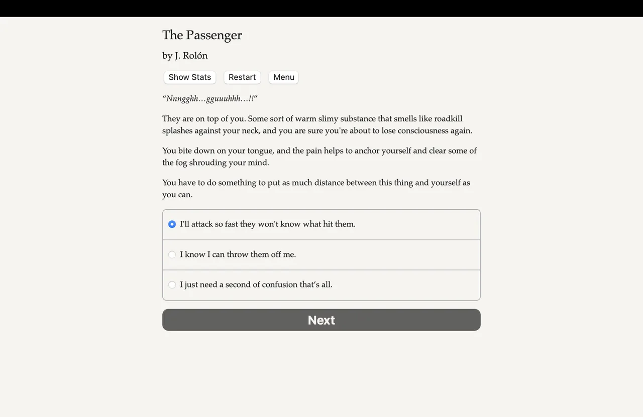 The Passenger screenshot 1