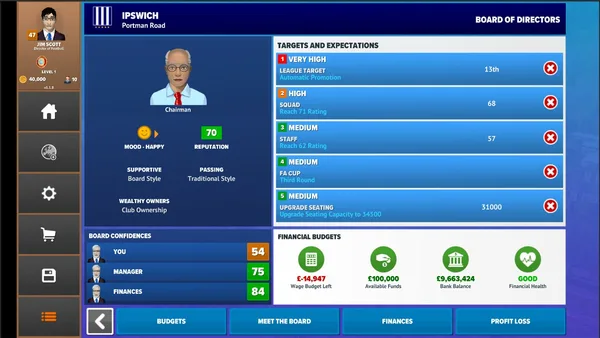 Football Club Management 2023 screenshot 2