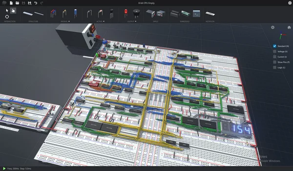 CRUMB Circuit Simulator screenshot 1
