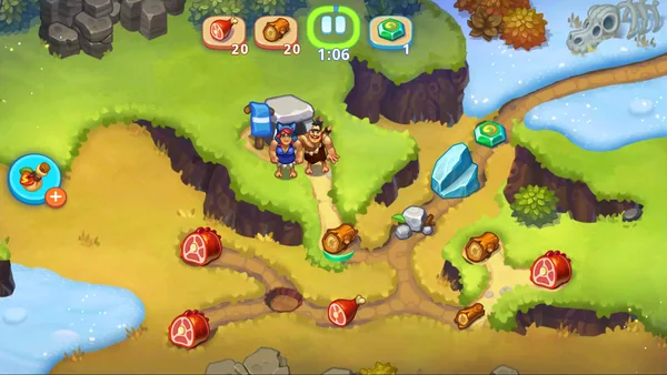 Tribe Dash - Stone Age Time Management screenshot 2