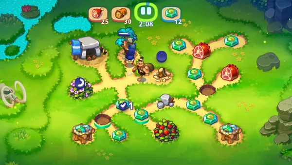 Tribe Dash - Stone Age Time Management screenshot 3