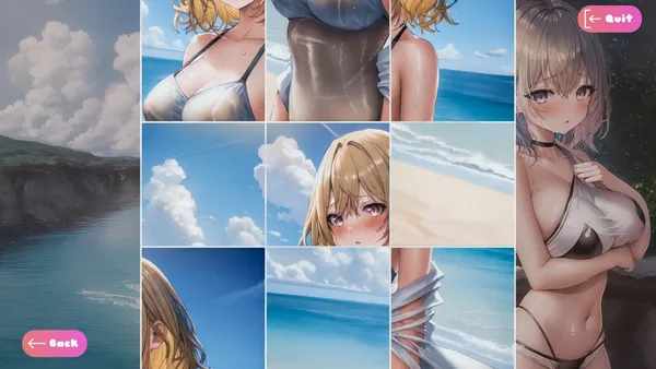 Screenshot 4 di Senpai Puzzle: Waifu Summer