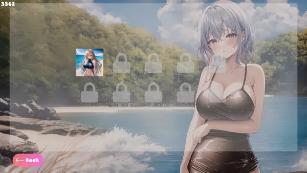 Screenshot 5 di Senpai Puzzle: Waifu Summer