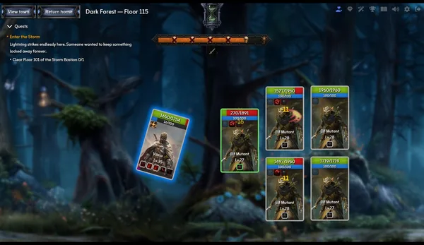 Nocturnal Quest: An Idle RPG Adventure screenshot 9