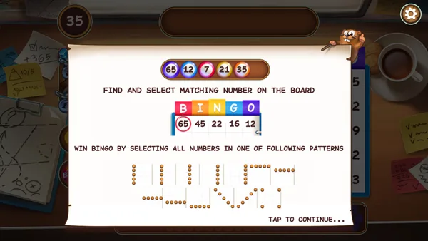 Bingo Beavers - Design &  Board game screenshot 4
