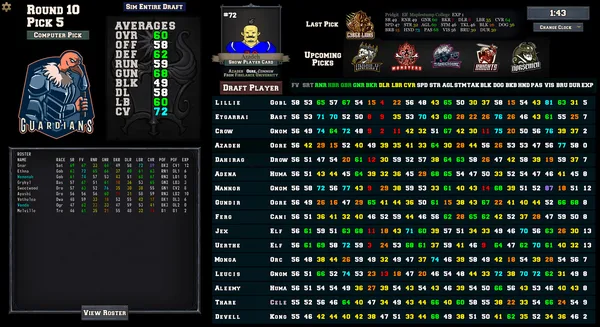FFFL: Brutalball Manager screenshot 2