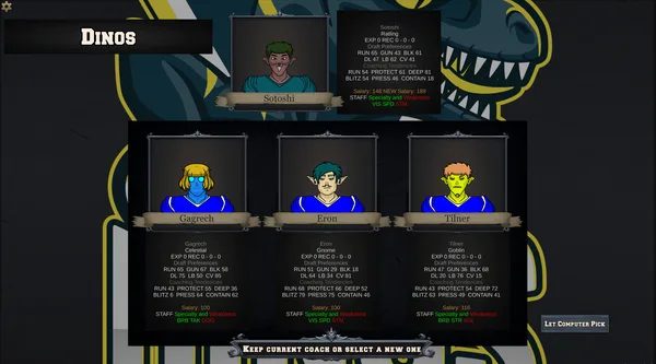 FFFL: Brutalball Manager screenshot 5