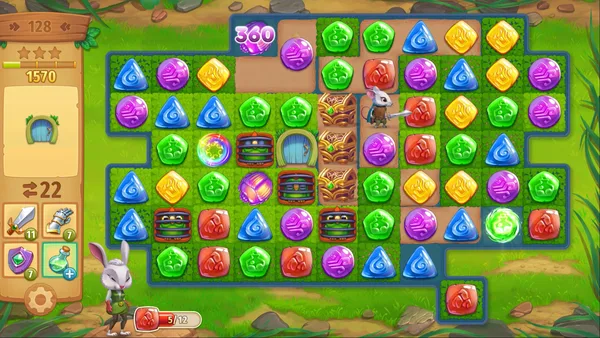 Strongblade - Puzzle Quest and Match-3 Adventure screenshot 5