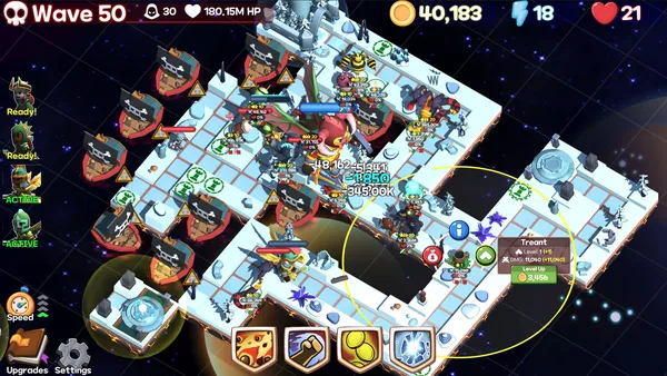 Monster Tiles TD: Tower Wars screenshot 3