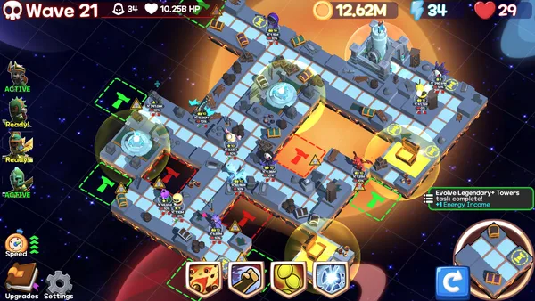 Monster Tiles TD: Tower Wars screenshot 9