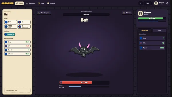 Absorber screenshot 1