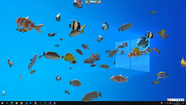 Fish on the desktop screenshot 5