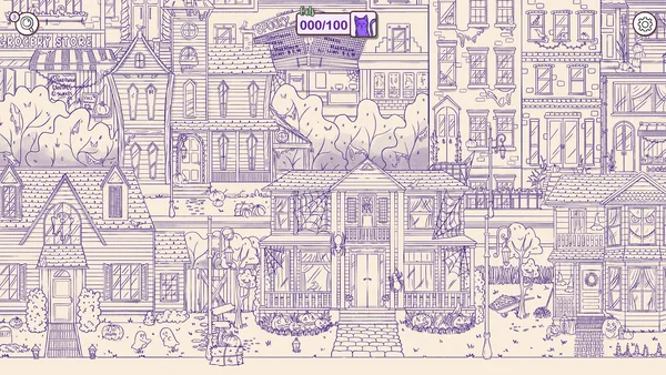 Hidden Cats in Spooky Town screenshot 2
