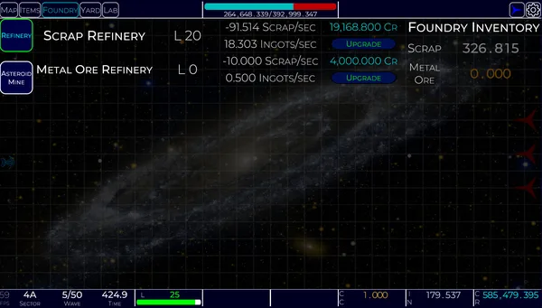 Idle Space Navy screenshot 3