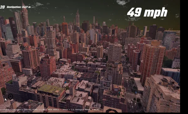EarthKart: Google Maps Driving Simulator screenshot 8