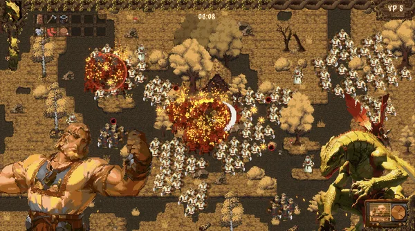 Lizard Survivors: Battle for Hyperborea screenshot 1