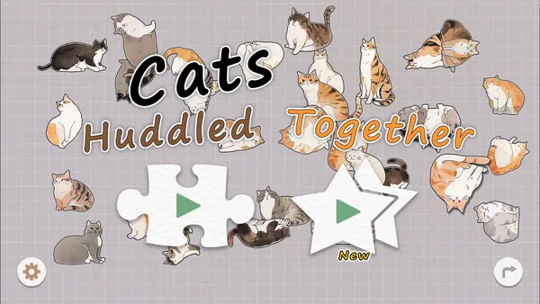 Cats Huddled Together 挤在一起的猫猫们 screenshot 6