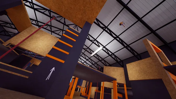 Screenshot 5 di Rooftops & Alleys: The Parkour Game