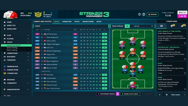 Striker Manager 3 - Online Football Manager screenshot 2