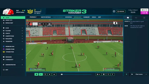 Striker Manager 3 - Online Football Manager screenshot 3