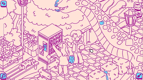 Screenshot 1 di Cats and Seek: Dino Park