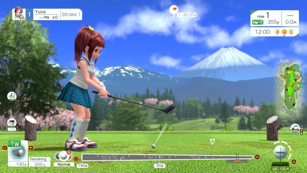 EVERYBODY'S GOLF HOT SHOTS screenshot 1