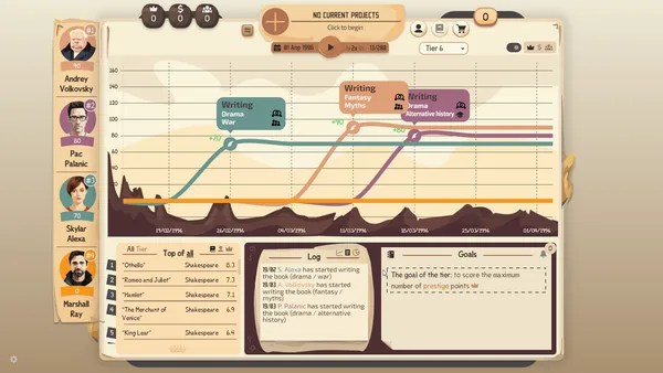 Writer's Rush screenshot 1