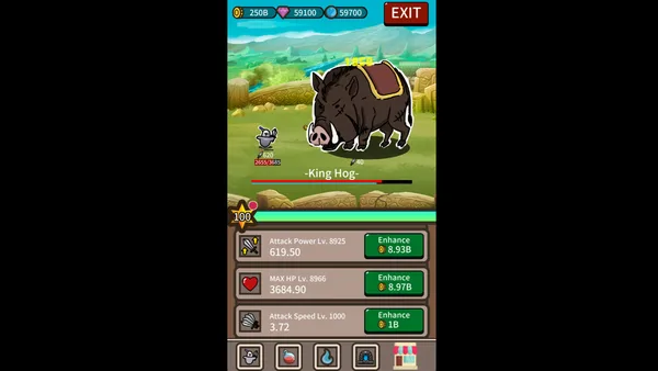 Lonely Knight - Idle Roguelike RPG screenshot 2