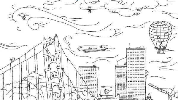 Looking For Cats In a Badly Drawn City screenshot 1