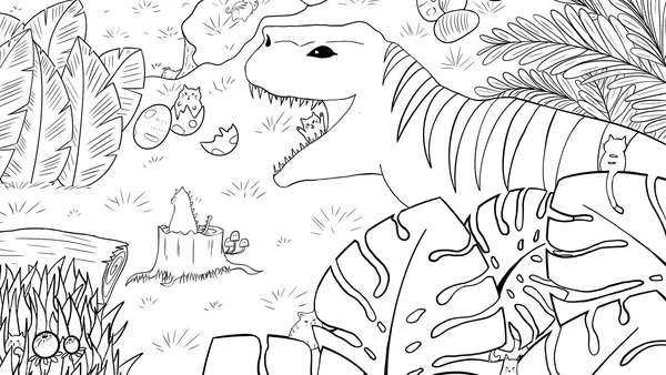 100 Dino Cats screenshot 3