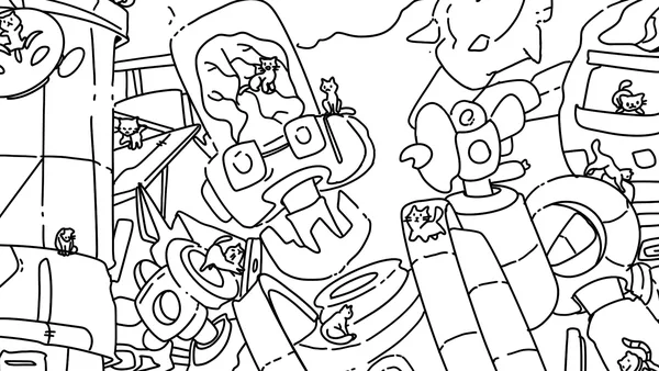100 Robo Cats screenshot 1