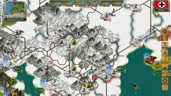 Strategic War in Europe screenshot 2