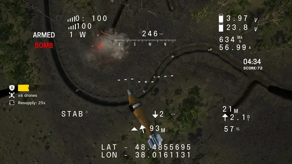 Ukrainian Fight Drone Simulator (UFDS) - FPV drone simulator screenshot 1