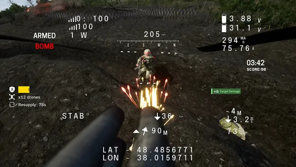 Ukrainian Fight Drone Simulator (UFDS) - FPV drone simulator screenshot 3