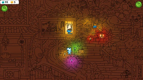 Hidden Capybaras with Orange and Pumpkins: Spooky Halloween Edition screenshot 4