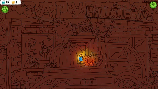 Hidden Capybaras with Orange and Pumpkins: Spooky Halloween Edition screenshot 5