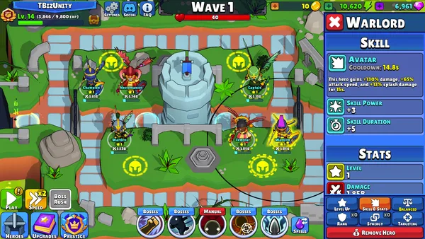 Idle Hero TD - Tower Defense RPG screenshot 6