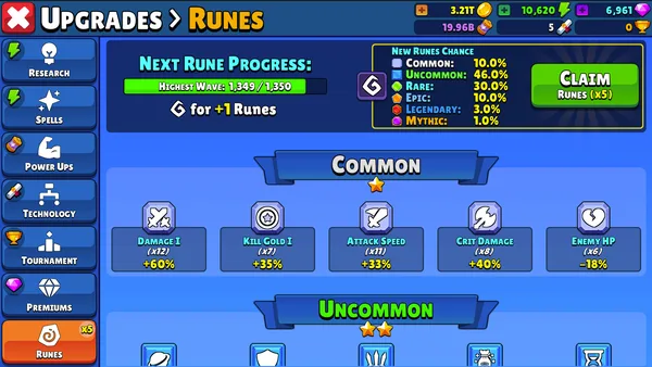 Idle Hero TD - Tower Defense RPG screenshot 9