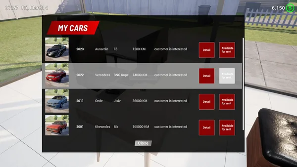 Rent A Car Simulator 24: Prologue screenshot 2