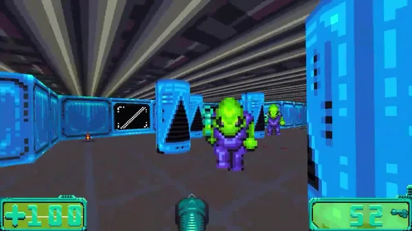 DOSMan: Space Aliens in Space! screenshot 1