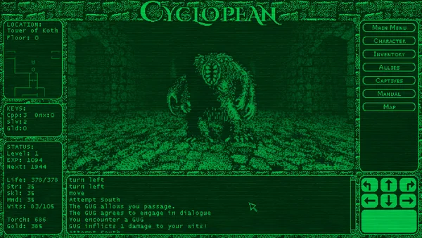 Cyclopean: The Great Abyss screenshot 1