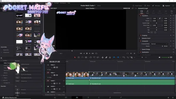 Pocket Waifu: Desktop Pet screenshot 2