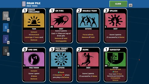 Clutchtime™: Basketball Deckbuilder screenshot 3